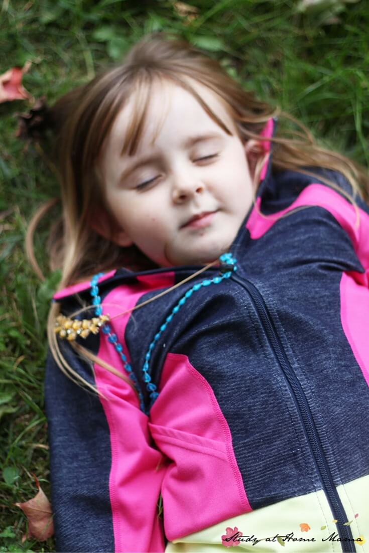 Savasana, resting pose, is the perfect way to end a kids' yoga sequence