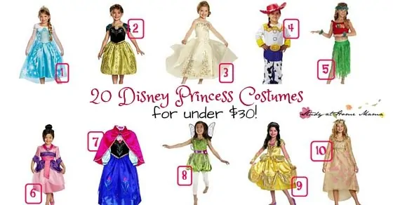 20 Disney Princess Costumes