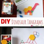 DIY Dinosaur Tangrams & 14 Dino Busy Bags