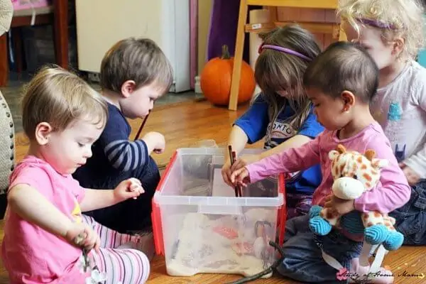 Book-inspired Sensory Play - inspired by Yoko by Rosemary Wells, this sweet small world set-up teaches about acceptance and diversity, & Japanese culture