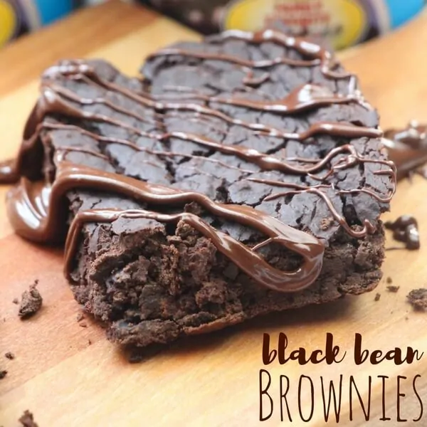 A delicious and easy recipe for sugar-free black bean brownies - your kids will never believe that this protein-packed dessert is actually good for them!