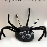 Spider Play Dough Invitation