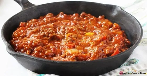 A delicious and healthy take on a spaghetti meat sauce, this version has tons of authentic Italian flavor and veggies, making it a complete meal on it's own