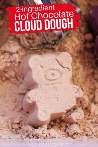 hot chocolate cloud dough