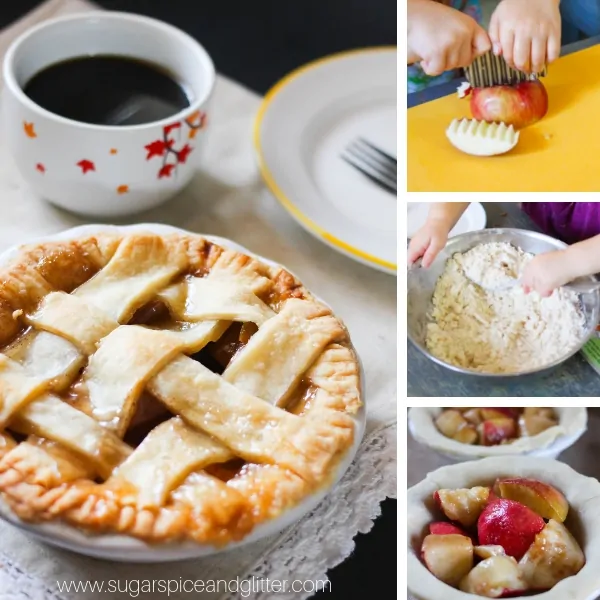 Kids' Kitchen: Apple Pie Recipe that is so incredibly easy and tasty - you won't believe that it came out of your kitchen! The perfect fall recipe for kids to make