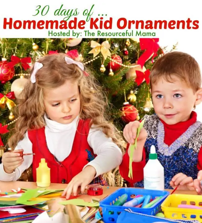 30 Days of Homemade Kid Ornaments