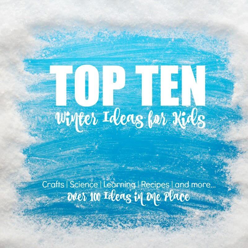 A monthly series where we share the top ten ideas in a chosen theme - this month, it's Winter! Each blog is picking a different theme and sharing the top ten winter ideas in that theme (we chose winter sensory bins)