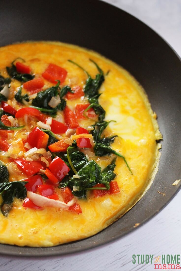 Perfectly cooked omelet - check out this step-by-step tutorial to make over your mornings with this easy healthy breakfast recipe