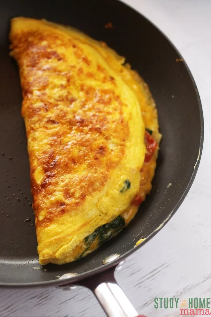 Perfectly cooked omelet - check out this step-by-step tutorial to make over your mornings with this easy healthy breakfast recipe