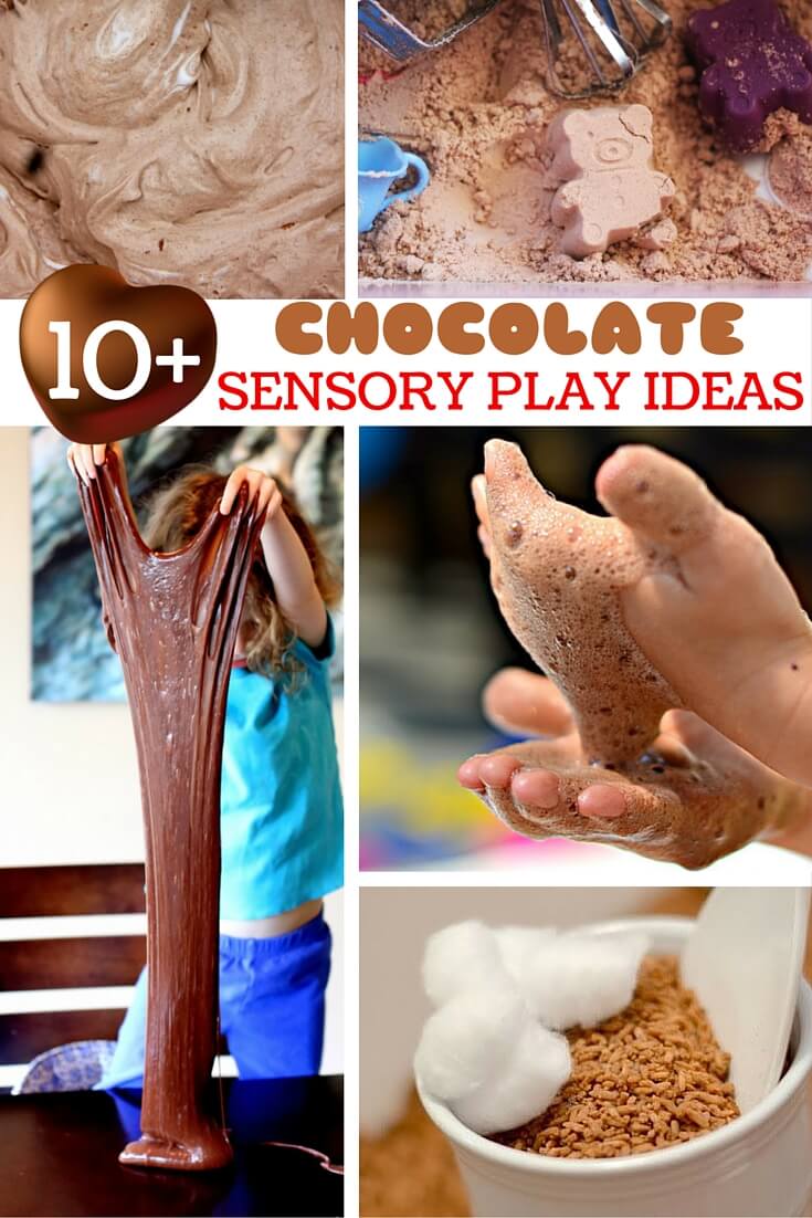 10+ Chocolate Sensory Play Ideas