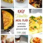 7 Day Healthy Meal Plan for Winter