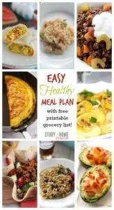 Healthy Meal Plan 6 Winter