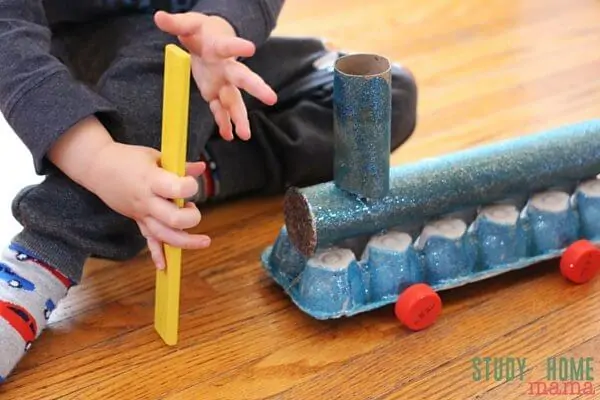 The Magnetized Train - a simple paper clip can help transform this train into a self-propelled craft!