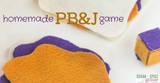 Homemade PB&J Game kids will love