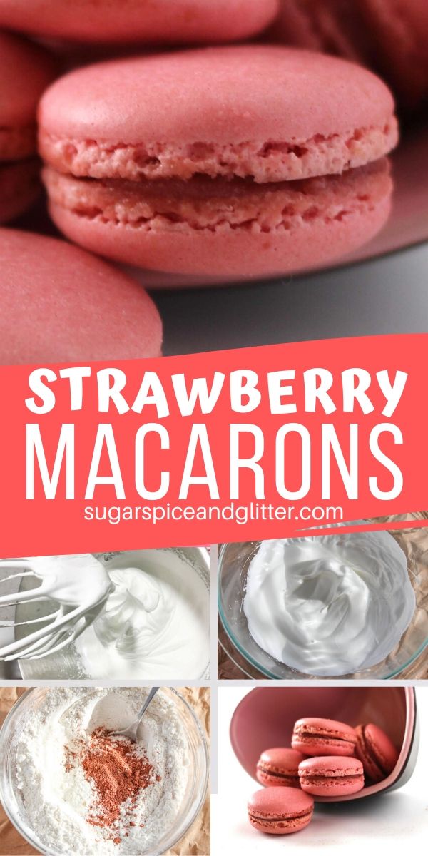 A naturally flavored Strawberry Macaron recipe with tips to help you conquer these notoriously difficult cookies! The perfect Valentine's Day cookie recipe