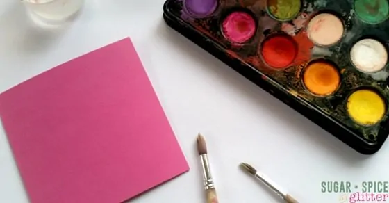 Paint a Valentine's Day Card - Simple Valentine's Art Activity