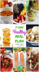 Healthy Meal Plan 9 on Sugar Spice and Glitter