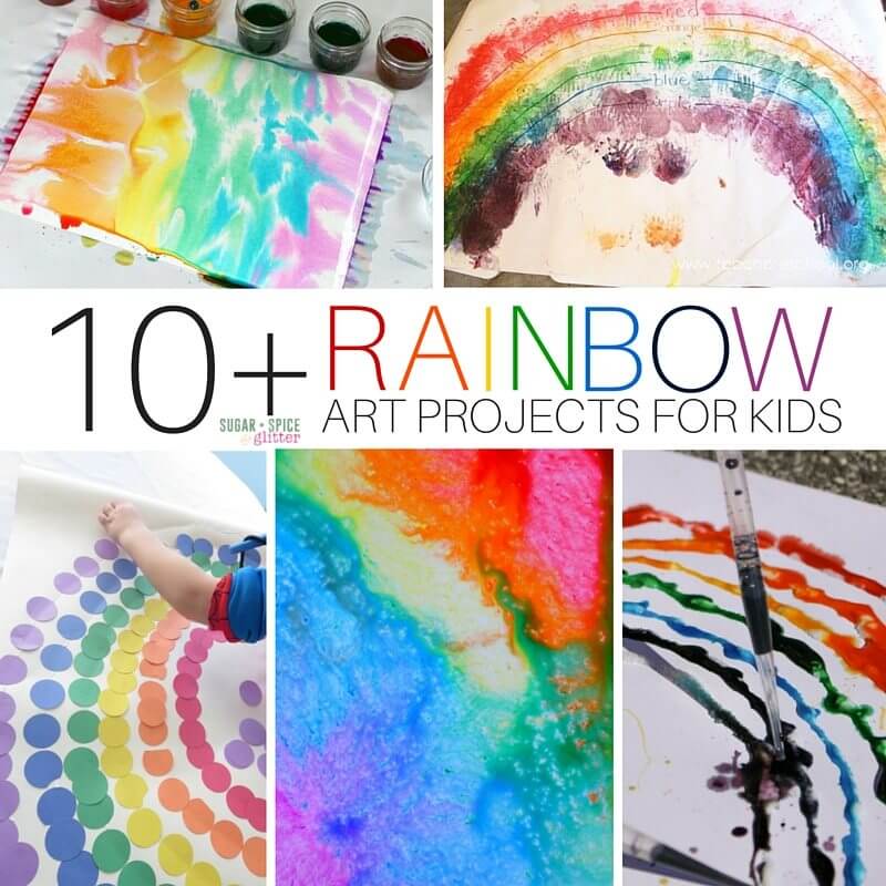 RAINBOW ART PROJECTS FOR KIDS