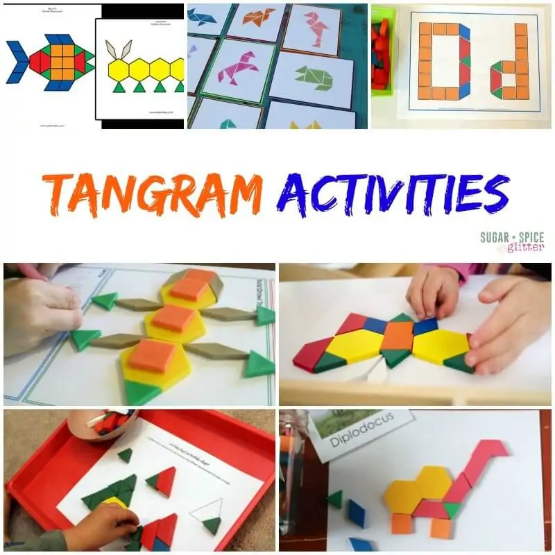 Tangram Activities on Sugar Spice and Glitter 3
