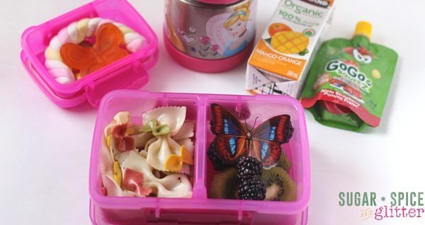 An easy butterfly lunch box idea kids can help make!