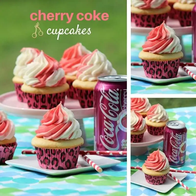 Cherry Coke Cupcakes are super easy to make and so flavorful you won't want to share!