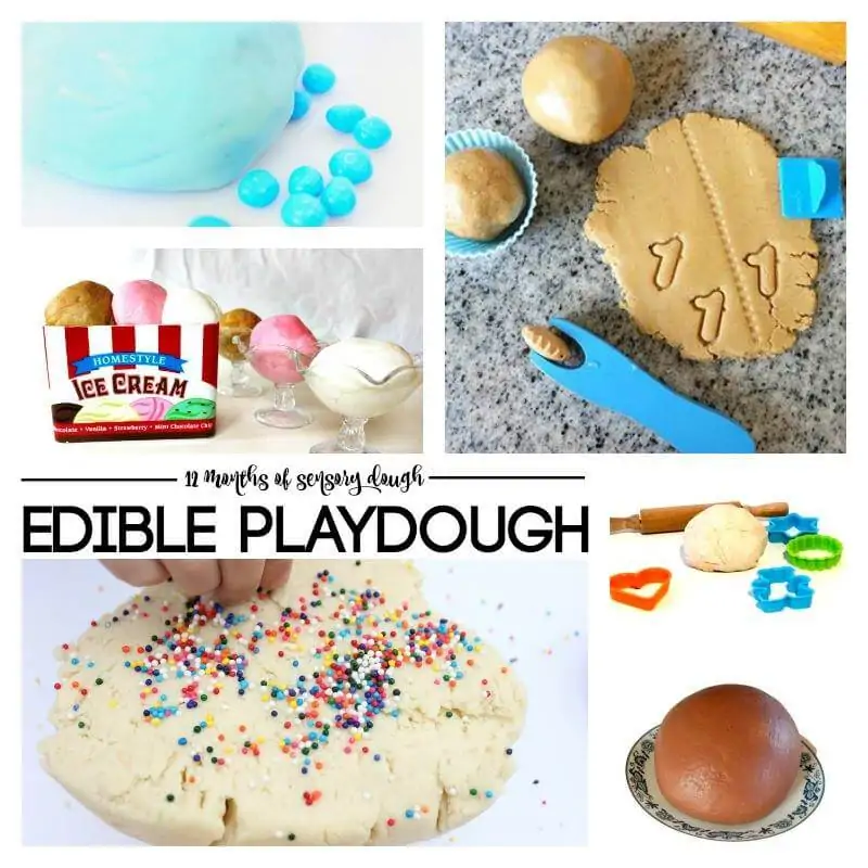 edible play dough group image