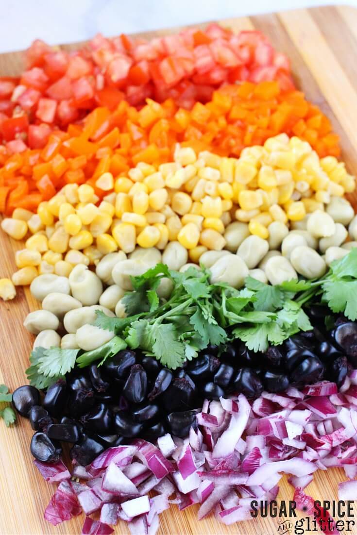 Encourage your kids to eat a rainbow with this fresh salsa recipe