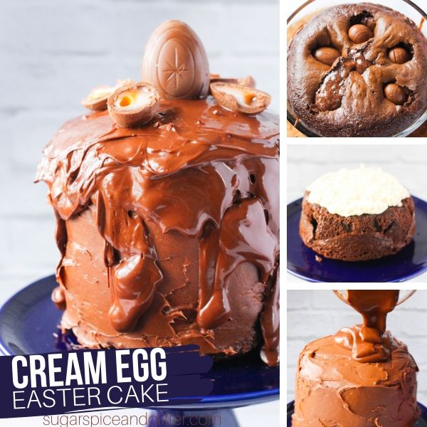 How to make an Easter Egg Cake with Cadbury Cream Eggs