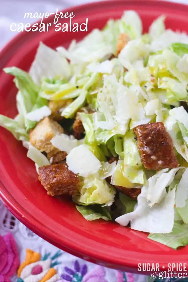 Mayo-free Caesar Salad Recipe
