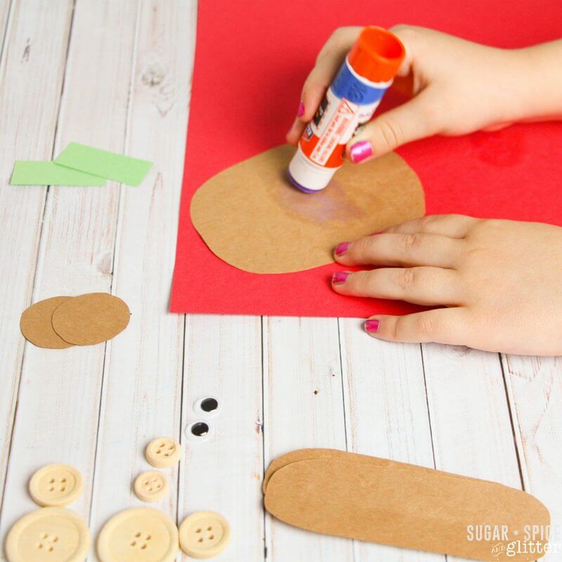 How to build a Corduroy bear craft