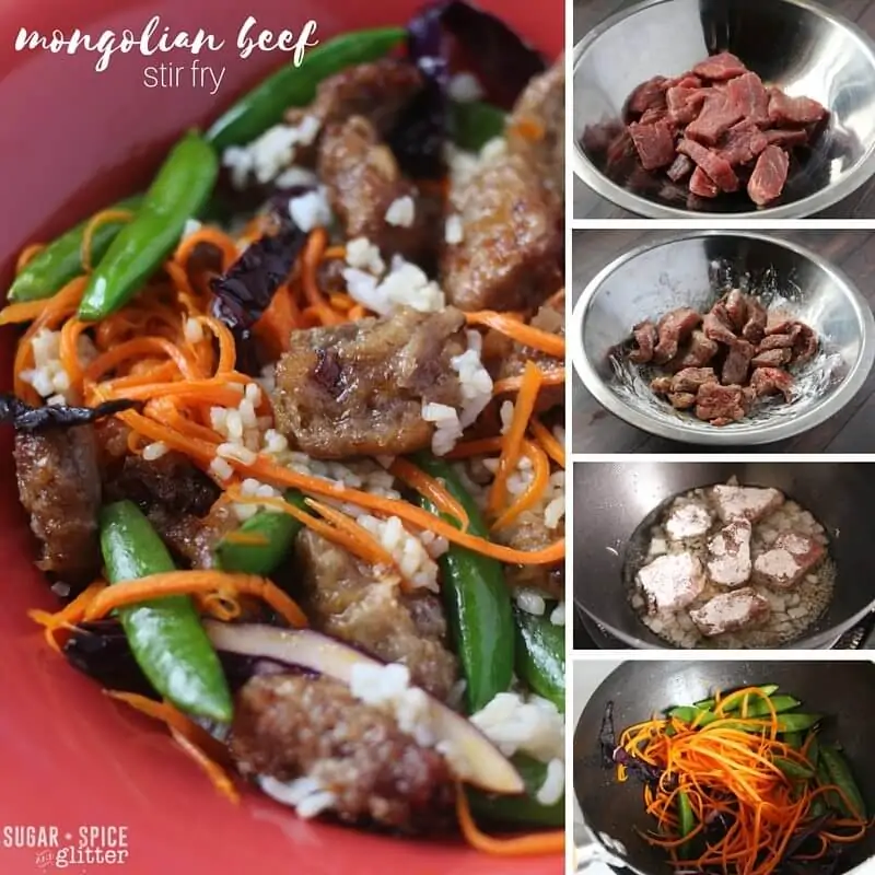 mongolian beef stir fry