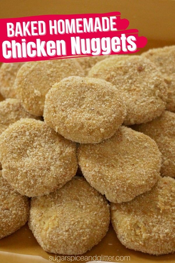 Crispy, tender and flavorful homemade chicken nuggets - skip the frozen aisle (or the drive-thru) and make these easy homemade chicken nuggets with just a handful of everyday ingredients.