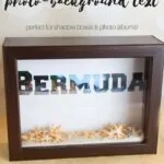 How to Make a Travel Shadow Box