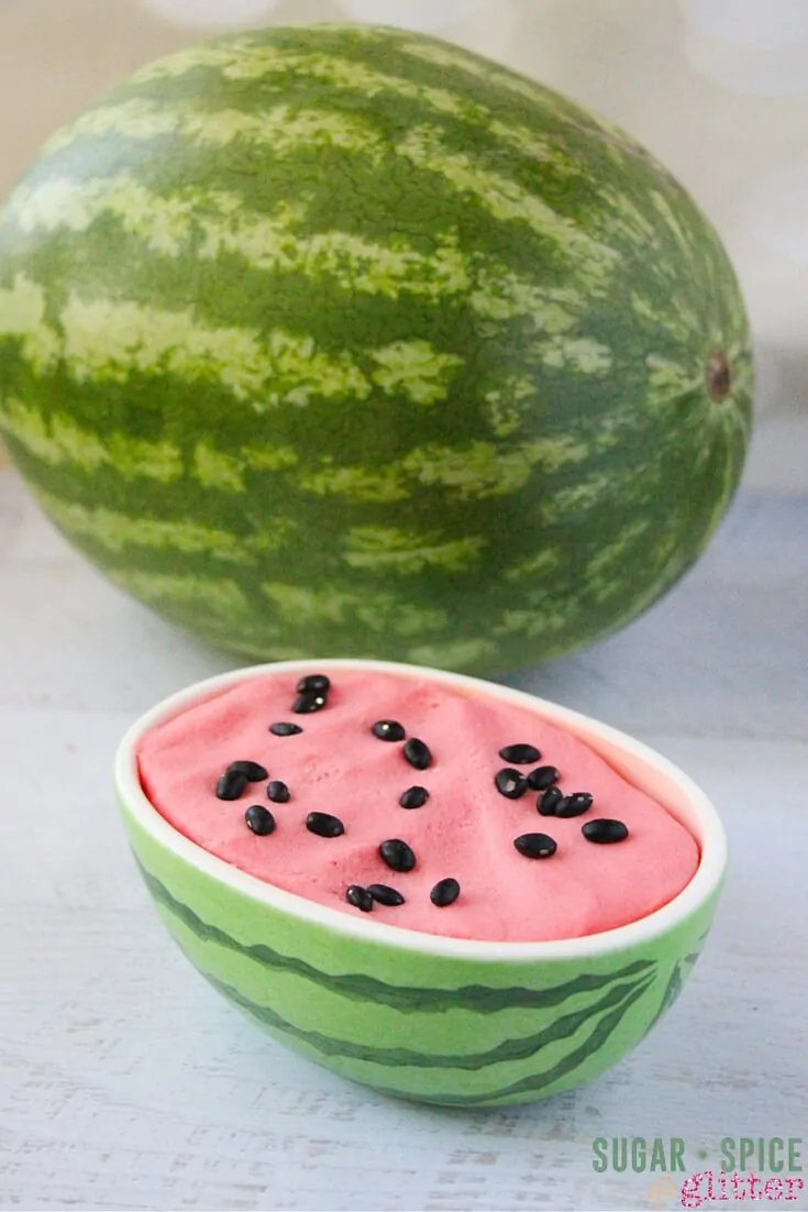 Watermelon Play Dough for Counting