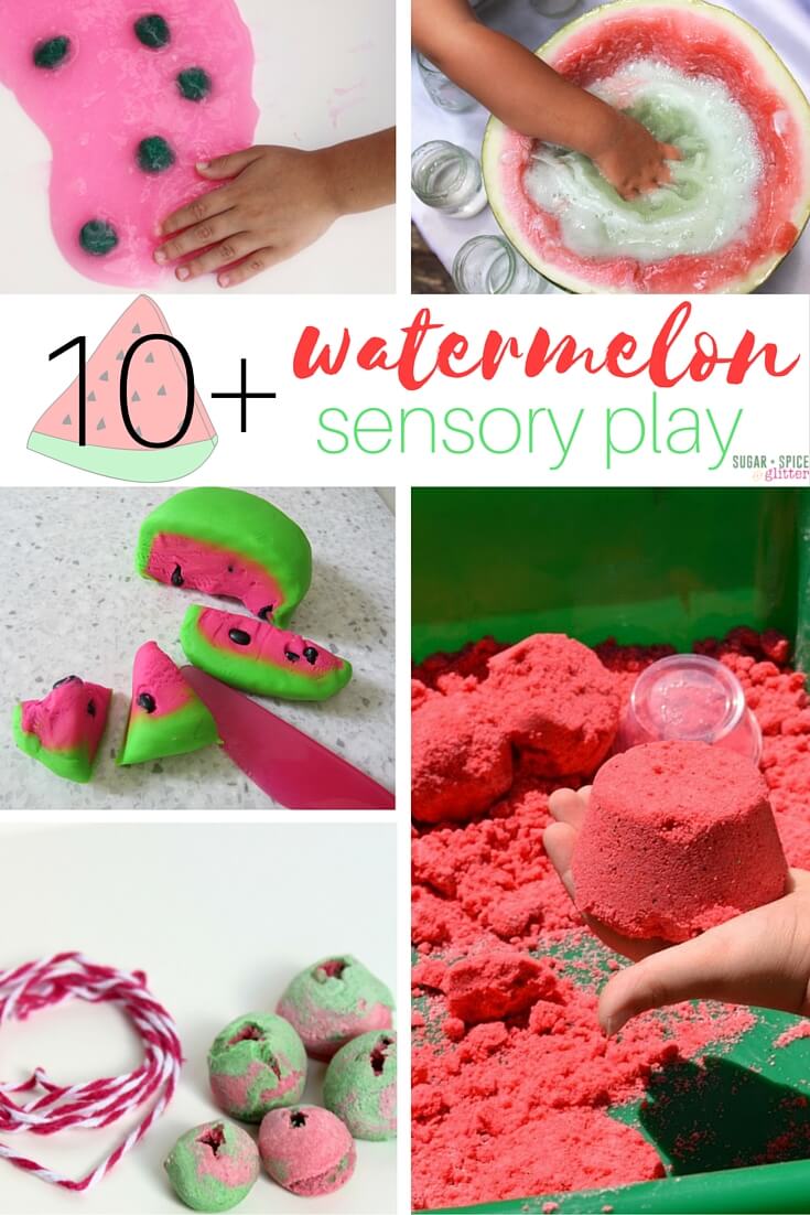 10+ watermelon sensory play ideas to keep your kids busy all summer long!