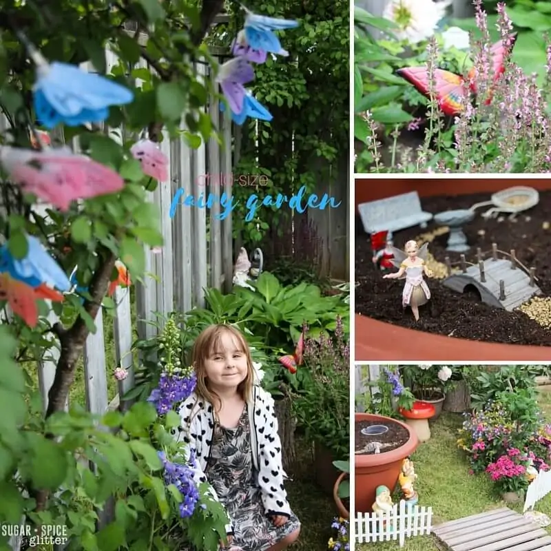 child-size fairy garden