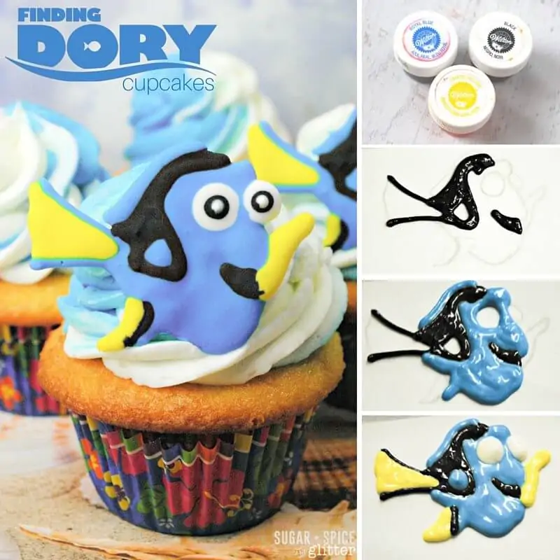 dory disney cupcakes