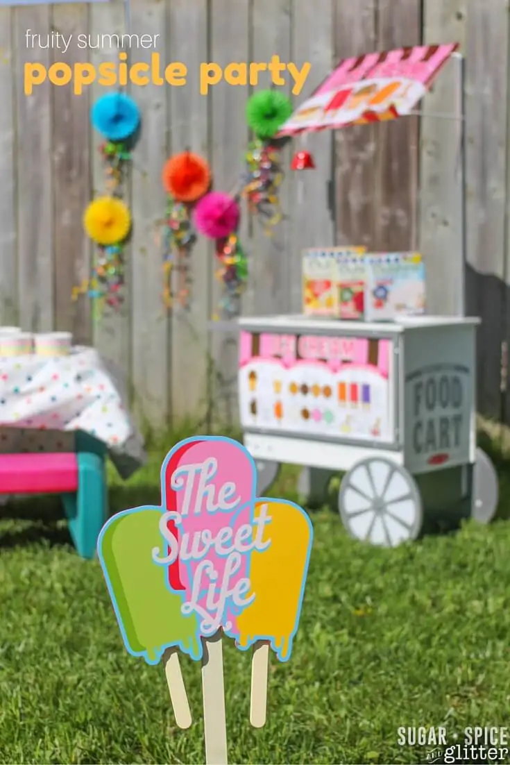 The perfect easy summer party theme - a popsicle party!