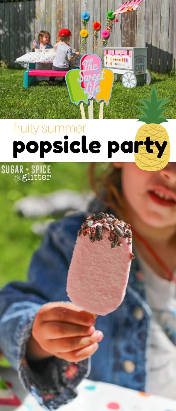 The perfect low-key summer party, or a fun summer playdate - host your own fruity summer popsicle party to keep the kids cool this summer.