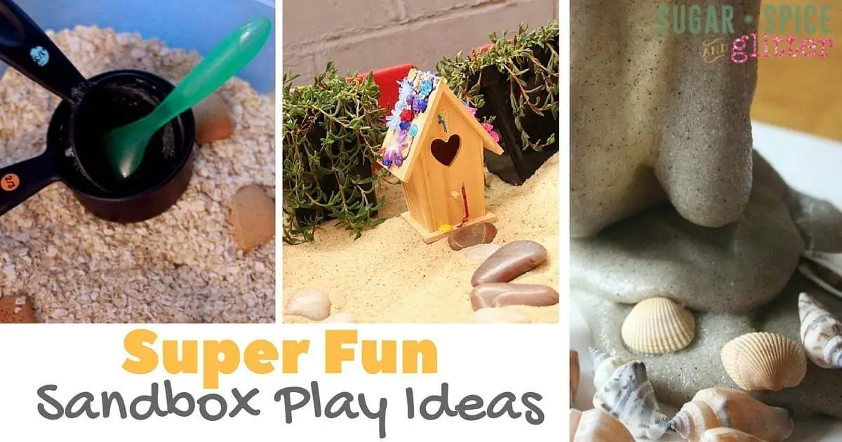 Super Fun Sandbox Play Ideas for Kids - FB