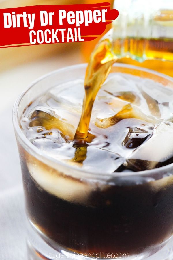 A delicious Amaretto and Fireball cocktail recipe that tastes just like Dr Pepper (but doesn't contain any Dr Pepper at all!) The perfect BBQ cocktail recipe