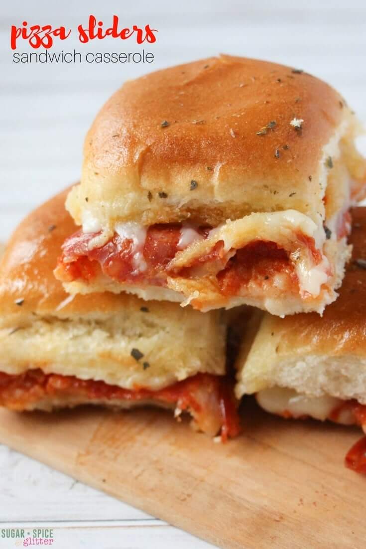 Yum! These pizza sliders are a delicious option for an easy weeknight supper that everyone can agree to. It also makes a great meal for parties or potlucks - just don't plan on having any leftovers.