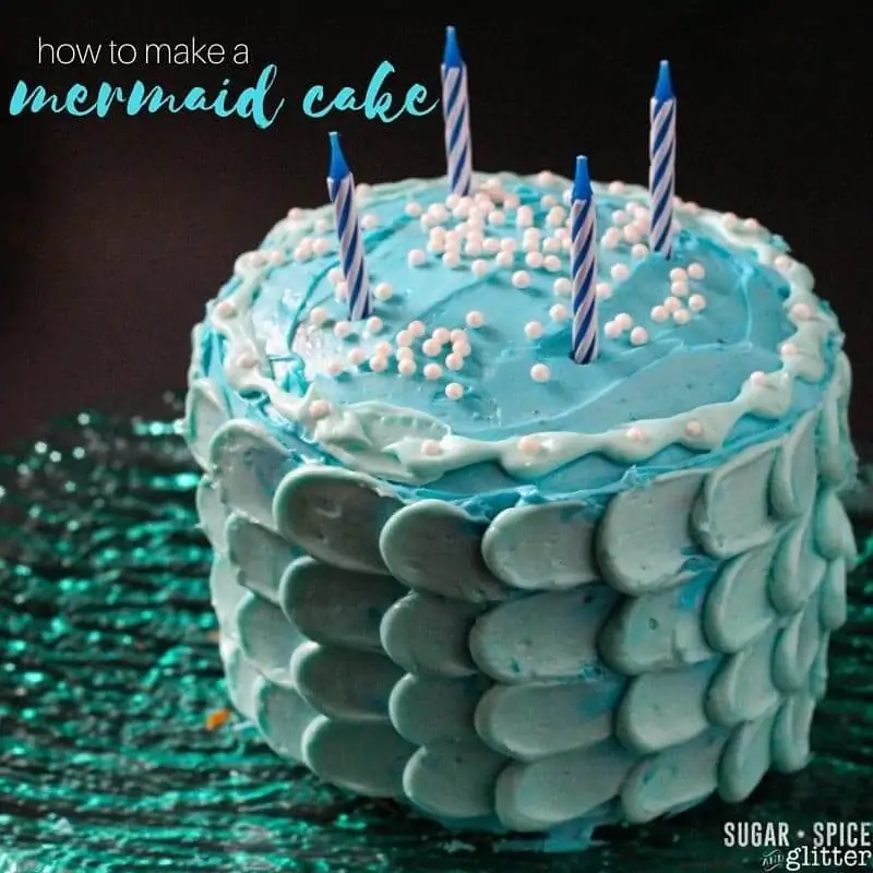 how to make a mermaid cake