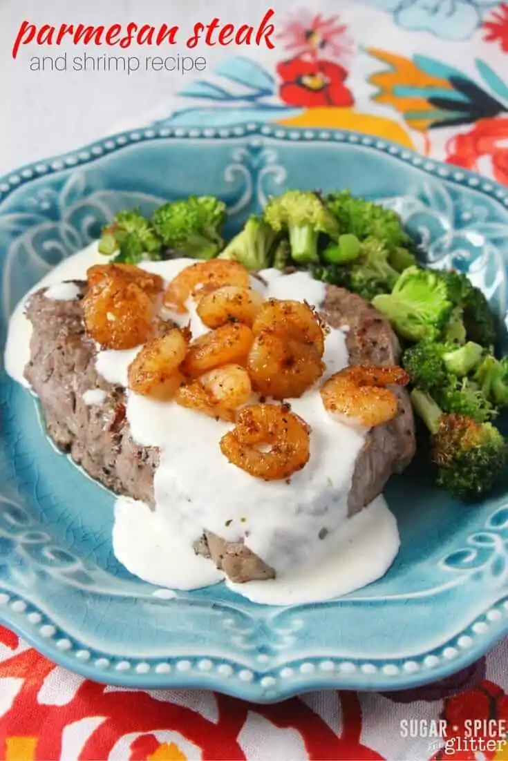 How to make a delicious Copycat Parmesan Steak and Shrimp recipe - just like Applebee's
