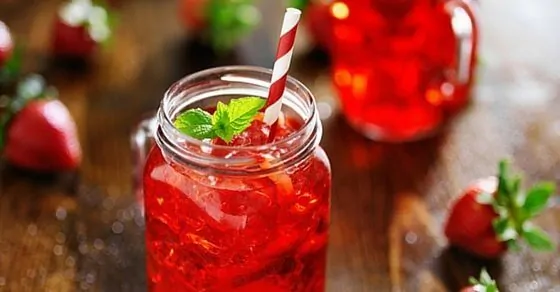 strawberry mint cocktail fb