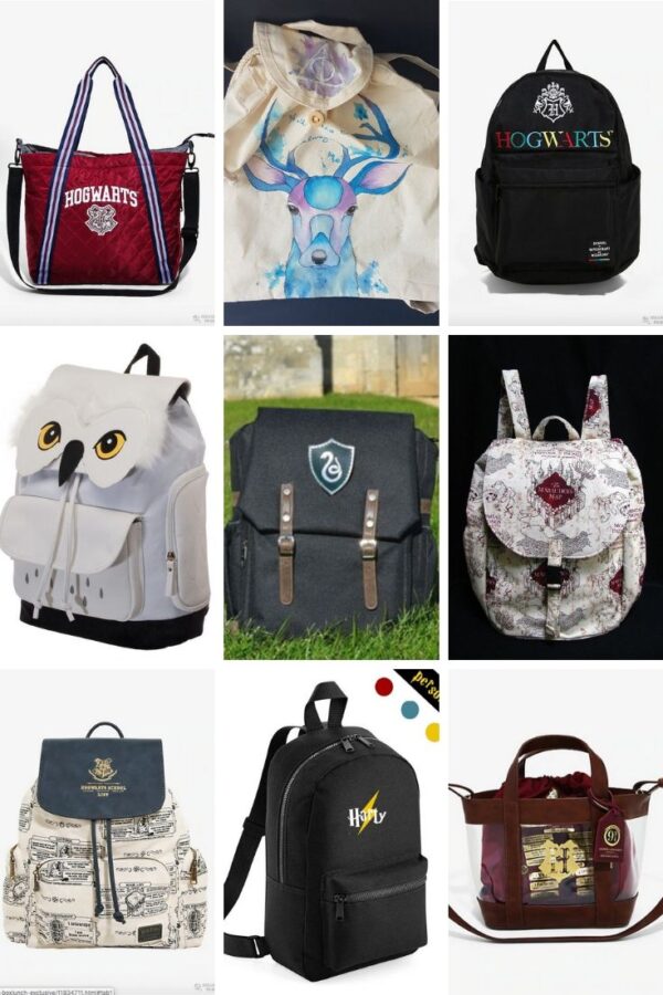 Hogwarts inspired backpacks
