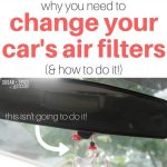 Car Maintenance: Changing the Cabin Air Filter