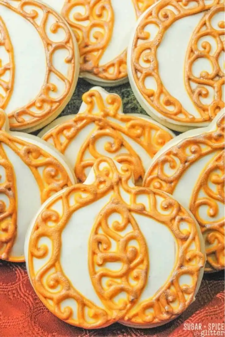 Cinderella’s Pumpkin Sugar Cookies