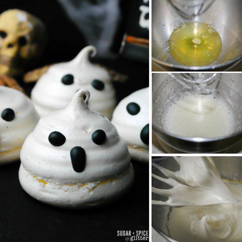 How to make ghost meringue cookies for Halloween