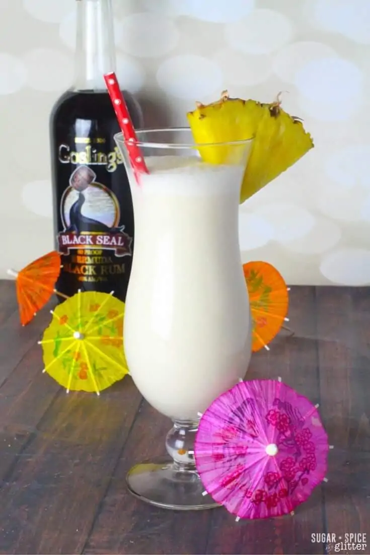 Tropical Pina Colada Cocktail